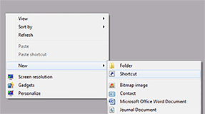 Context Menu - Fig. 7.2 Context Menu - Fig. 7.2